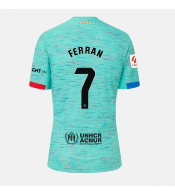 Barcelona Ferran Torres #7 Tercera Equipación Mujer 2023-24 Manga Corta